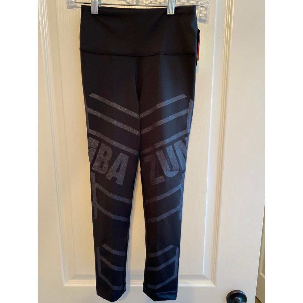 NWT XS All That Glitters‎ Is Zumba High Waisted Crop Leggings